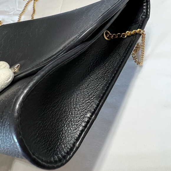 Vintage Christian Dior Logo Honeycomb Pattern Drawstring Chain Shoulder Bag - Picture 3 of 13